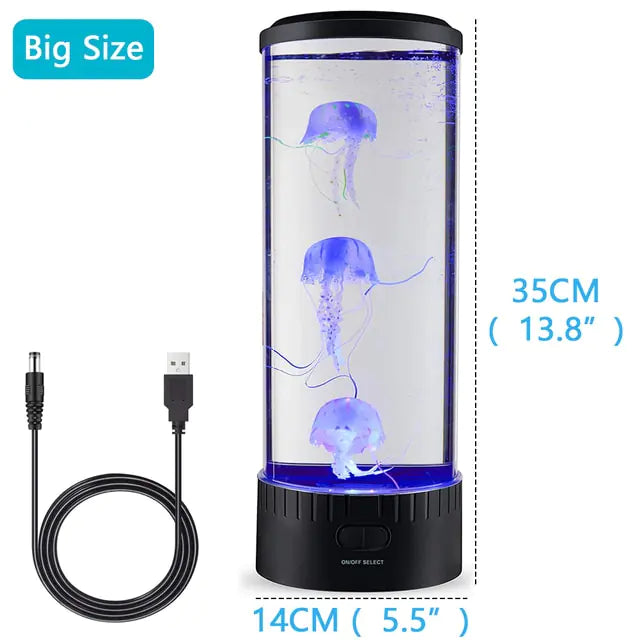 AquaSerene Jellyfish Lamp