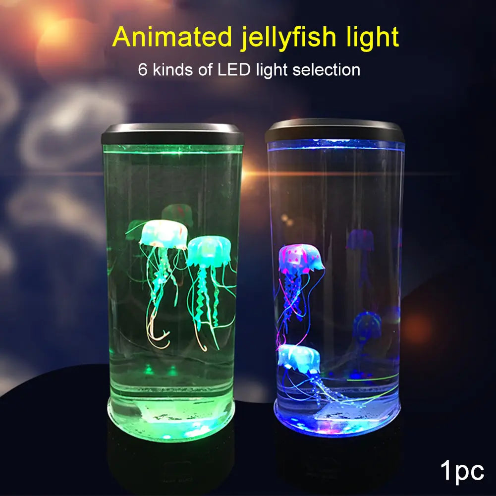 AquaSerene Jellyfish Lamp