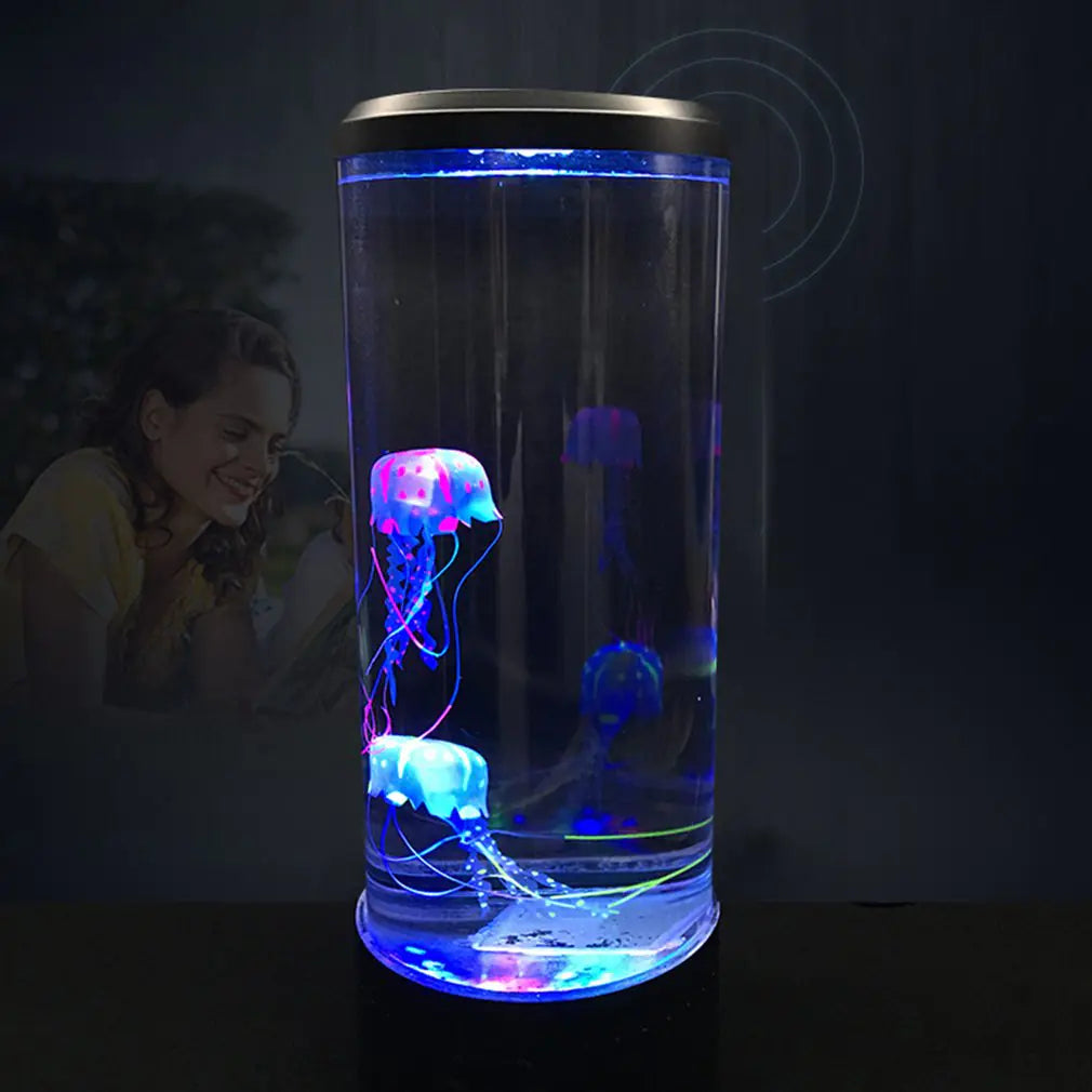 AquaSerene Jellyfish Lamp