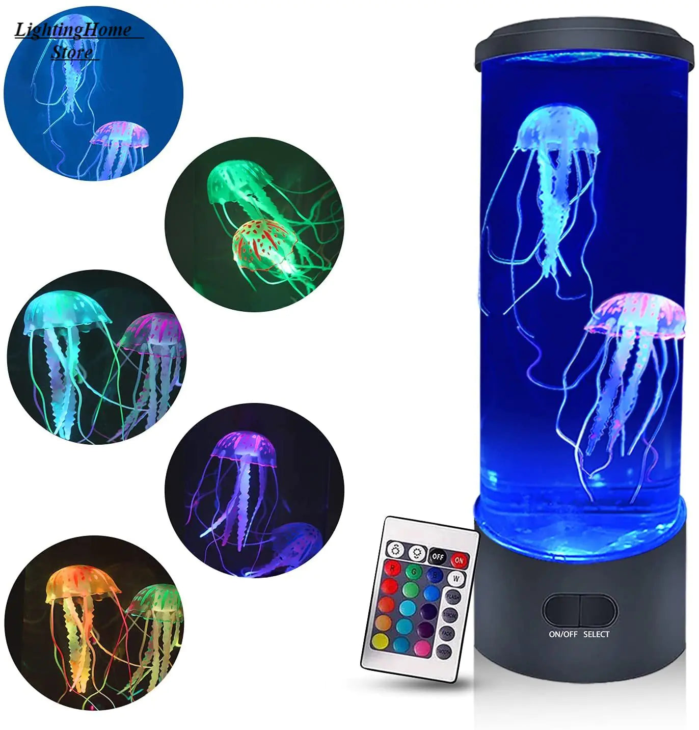 AquaSerene Jellyfish Lamp